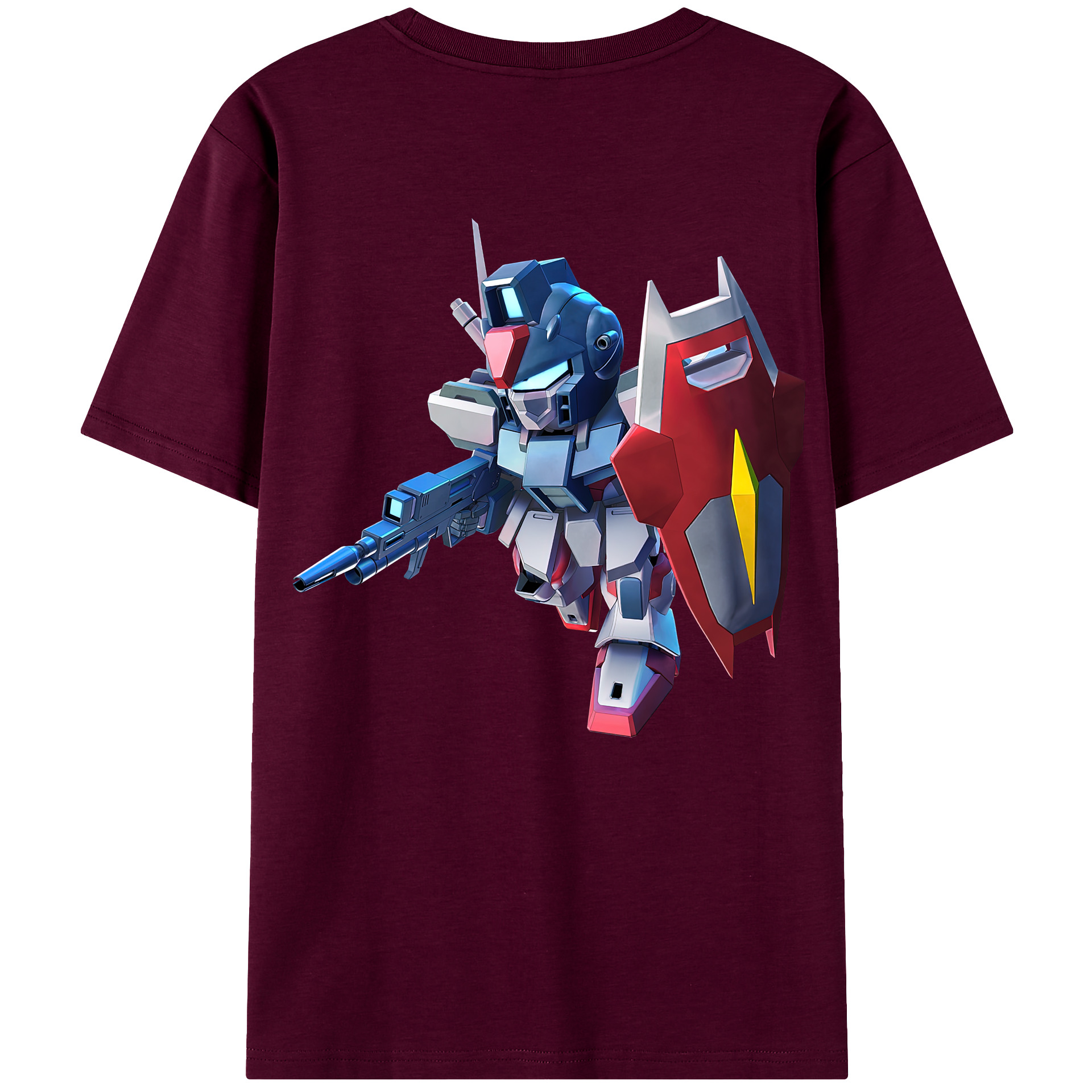 （画像用） 機動戦士ガンダム Mobile Suit Gundam レディース半袖Tシャツ(バックプリント)